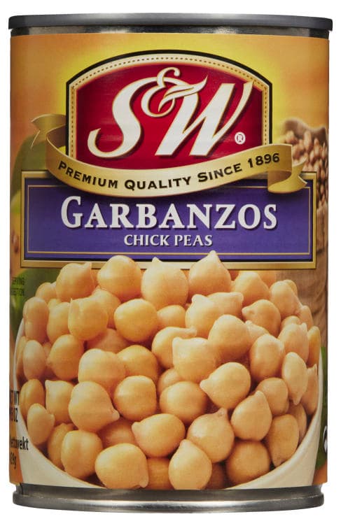 Bønner Garbanzo 439g S&W