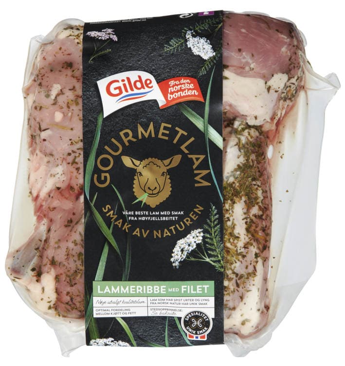 Lammeribbe m/Filet Ca700g Gourmetlam