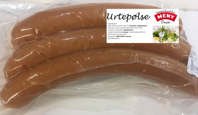Urtepølse