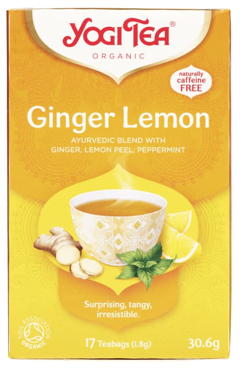 Yogi Te Ginger Lemon Økologisk 17pos