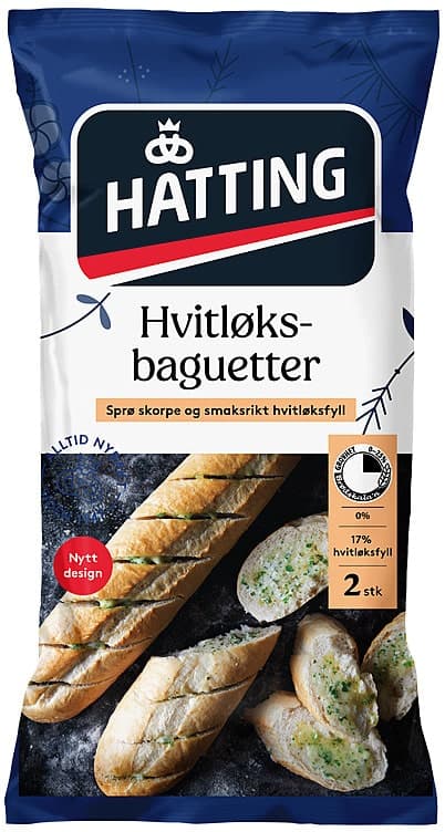 Hvitløksbaguetter