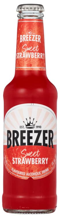 Bacardi Breezer Strawberry 27,5cl flaske
