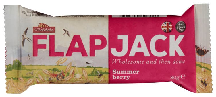 Flapjack Summerberry glutenfri 80g