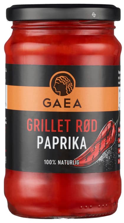 Paprika Grillet Rød 290g Gaea