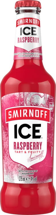 Smirnoff Ice Raspberry 275ml flaske