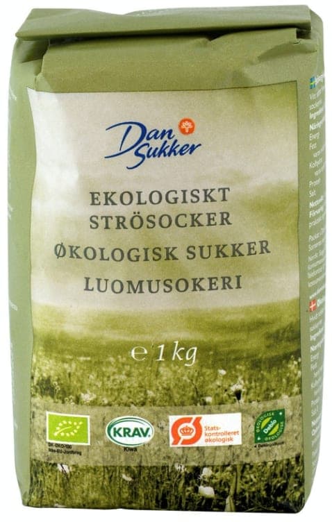 Sukker Økologisk 1kg Dansukker