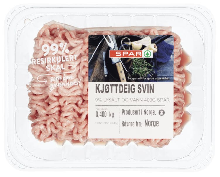 Kjøttdeig Svin