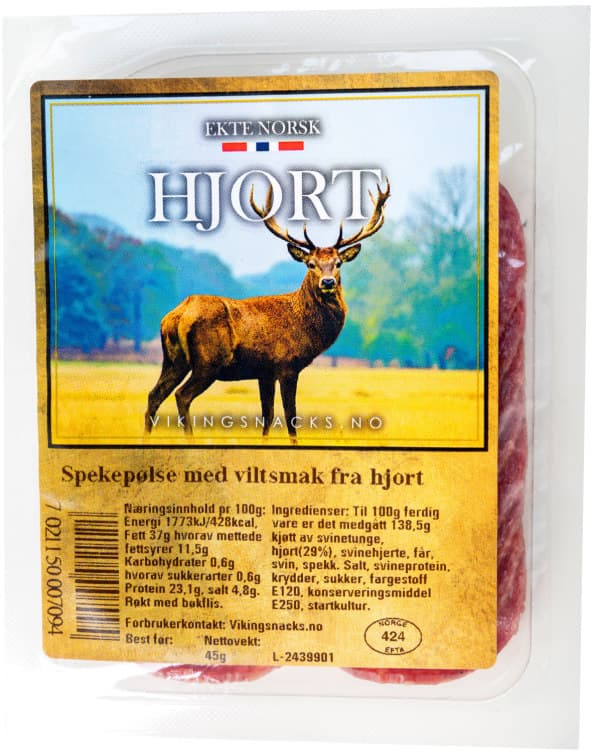 Hjortepølse