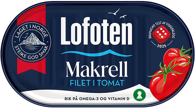 Makrell i Tomat Original 170g Lofoten