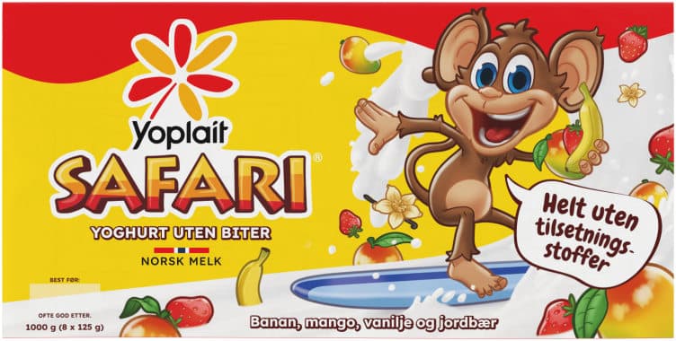 Yoplait Safari Ape 8x125g