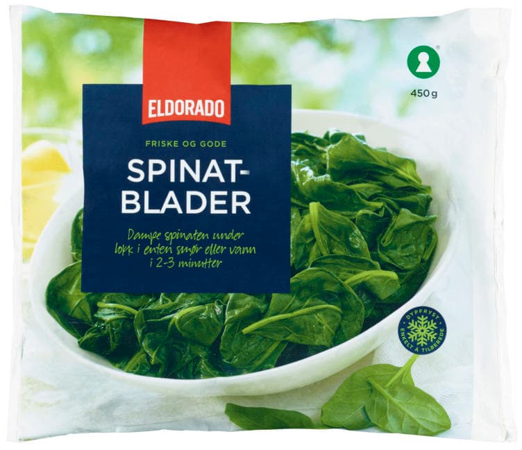 Spinatblader 450g Eldorado