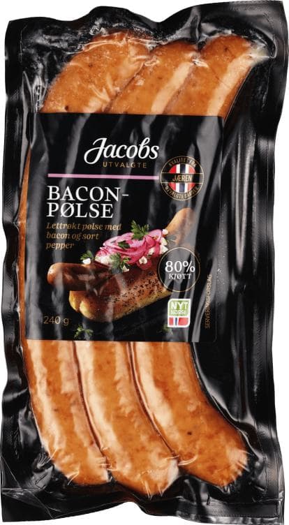 Baconpølse 80%