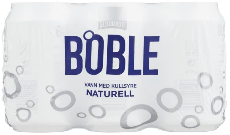Boble Vann Naturell 0,33lx6 boks Eldorado