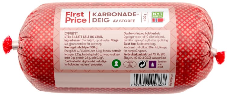 Karbonadedeig