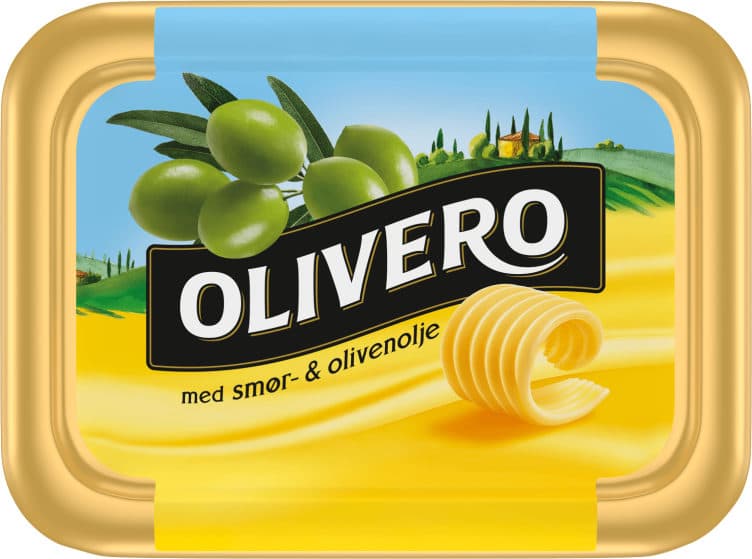 Olivero Smør&Olivenolje 400g