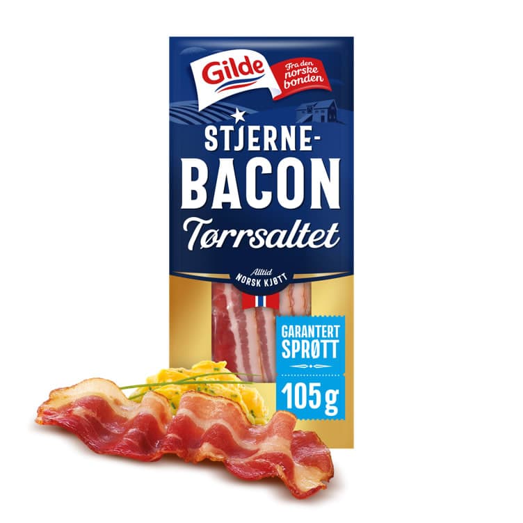 Stjernebacon Tørrsaltet 105g Gilde