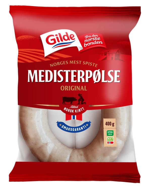 Medisterpølse Kokt