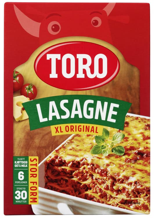 Lasagne Familiepakke 320g Toro