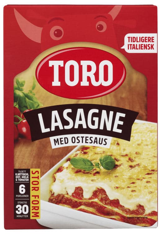 Lasagne Italiensk 342g Toro