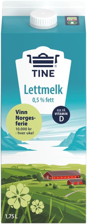 Lettmelk 0,5%