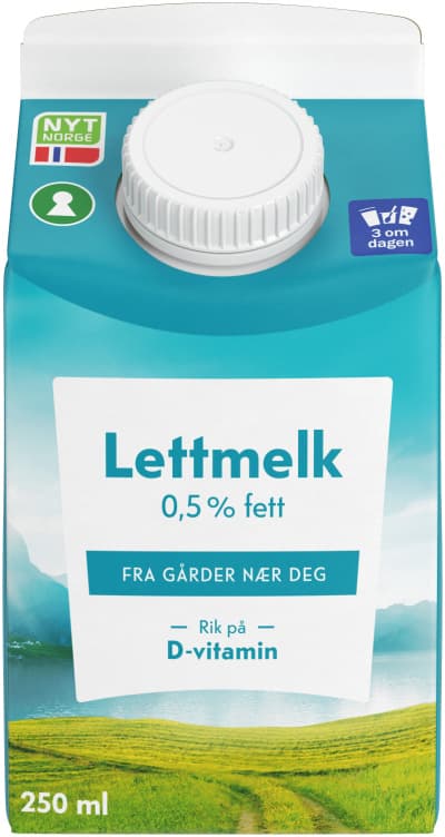 Lettmelk 0,5%