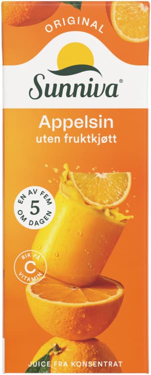 Appelsinjuice Original 250ml Sunniva