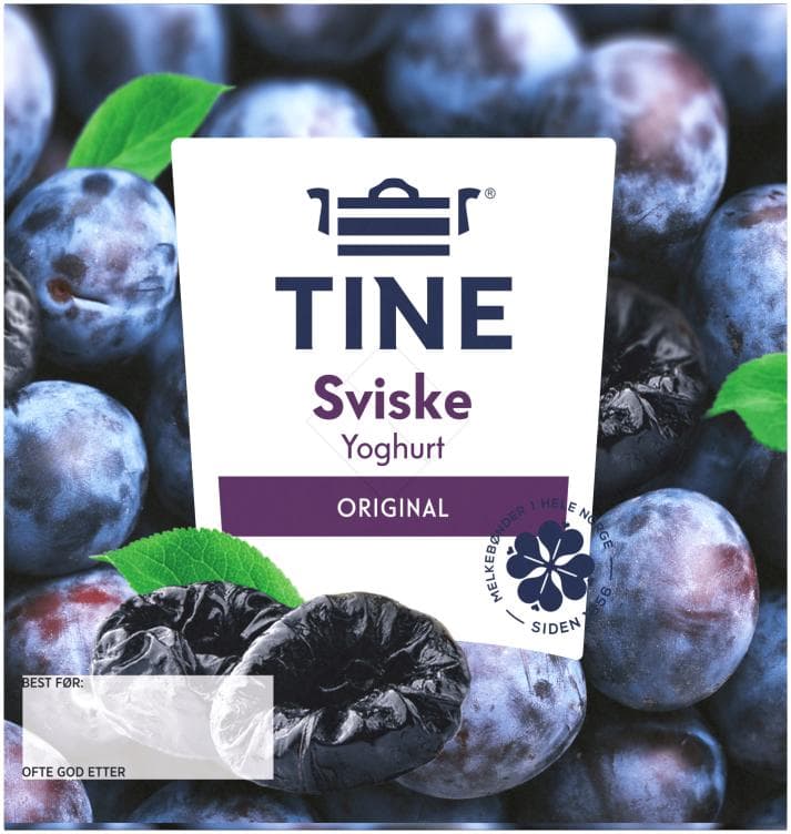 Yoghurt Sviske 4x150g Tine