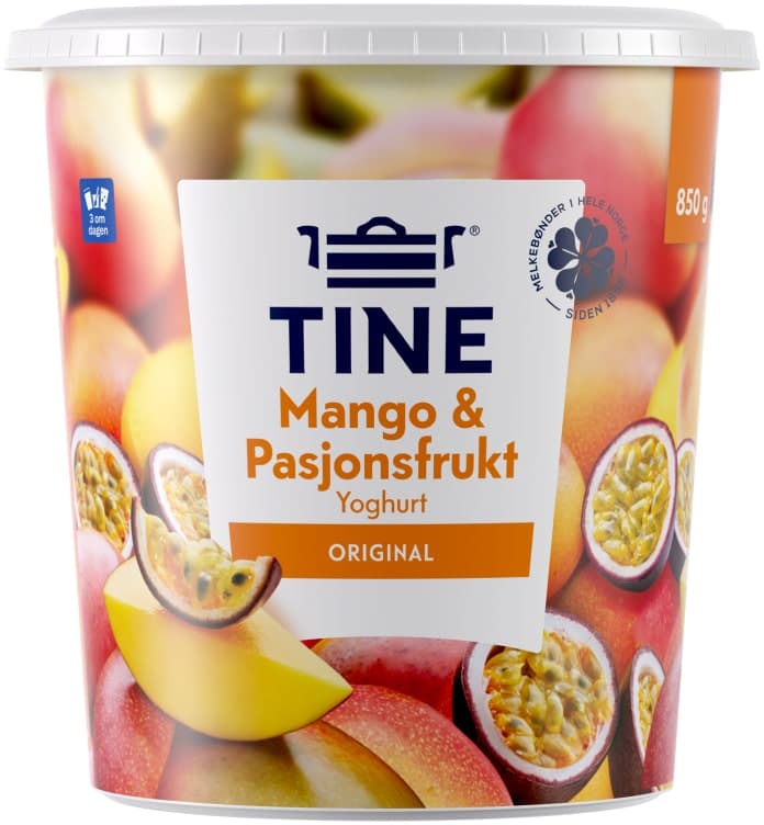 Yoghurt Mango Pasjon 850g Tine