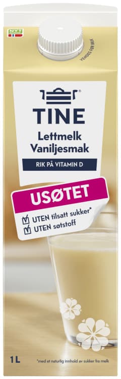 Melk m/Vanilje 1l Tine
