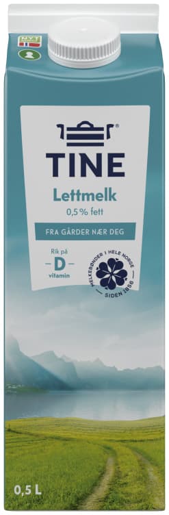Lettmelk 0,5%