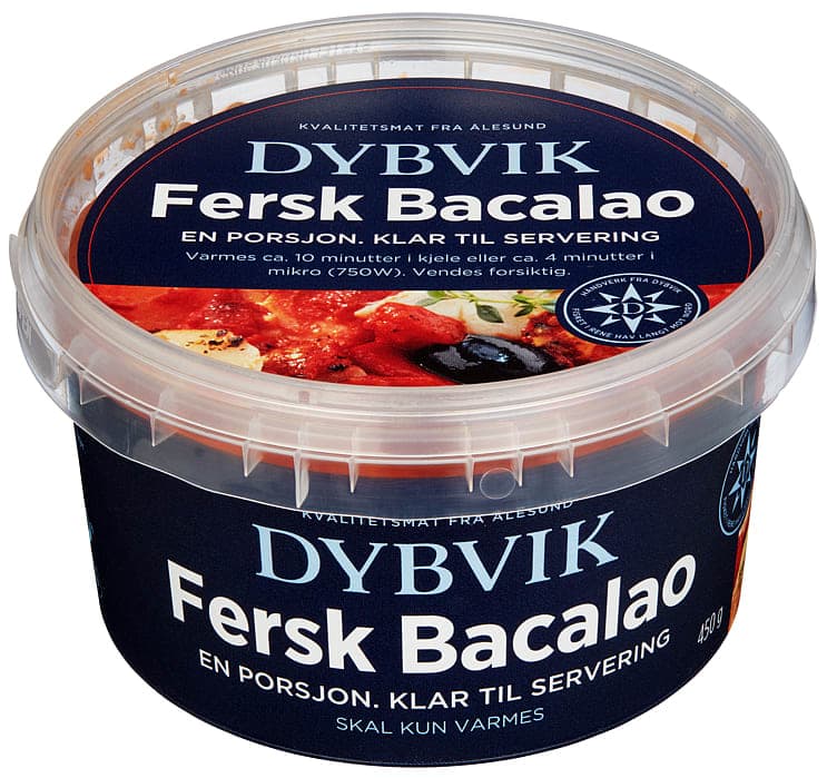 Bacalao Fersk 450g Ferdigmat Dybvik