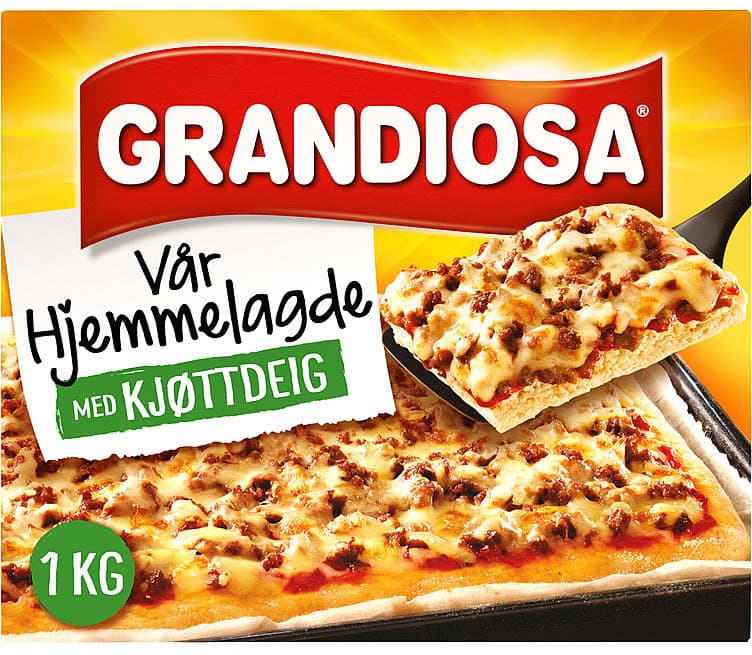 Grandiosa Pizza Hj.Laget m/Kjøttdeig 1kg