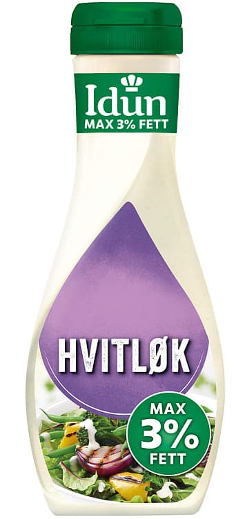 Hvitløksdressing Max 3% 252g Idun