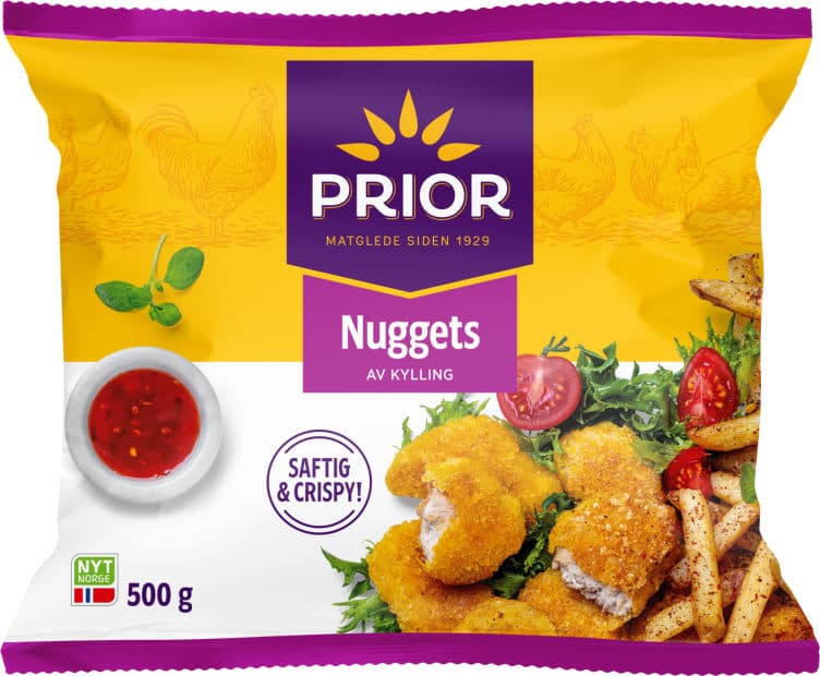 Kylling Nuggets 500g Prior