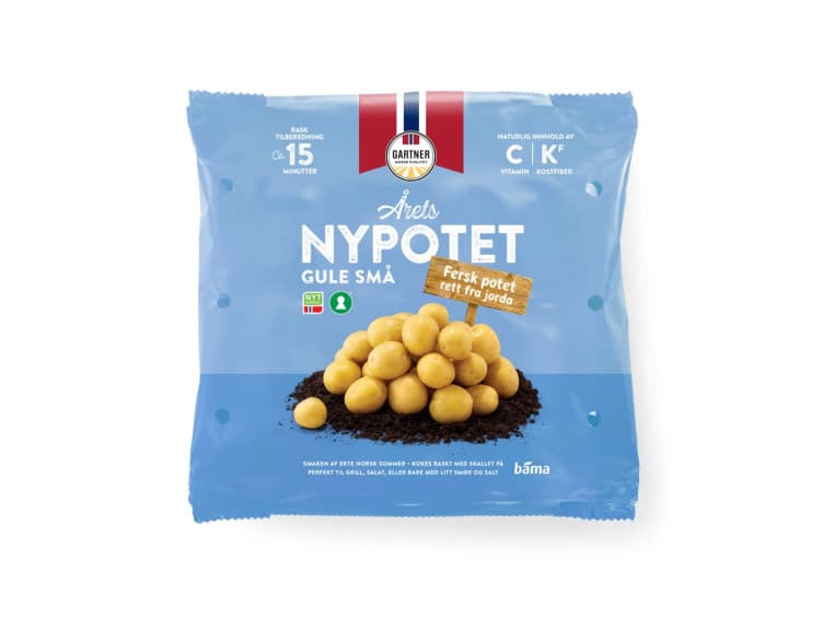 Nypotet Små Gule 900g