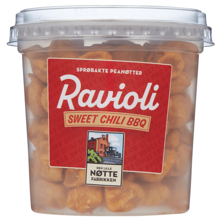 Innbakte Peanøtter Sweet Chili&Ravioli 150g Dln