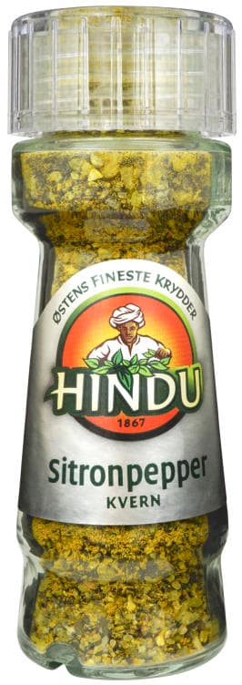 Sitronpepper m/Kvern 63g Hindu