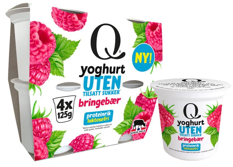 Yoghurt Bringebær