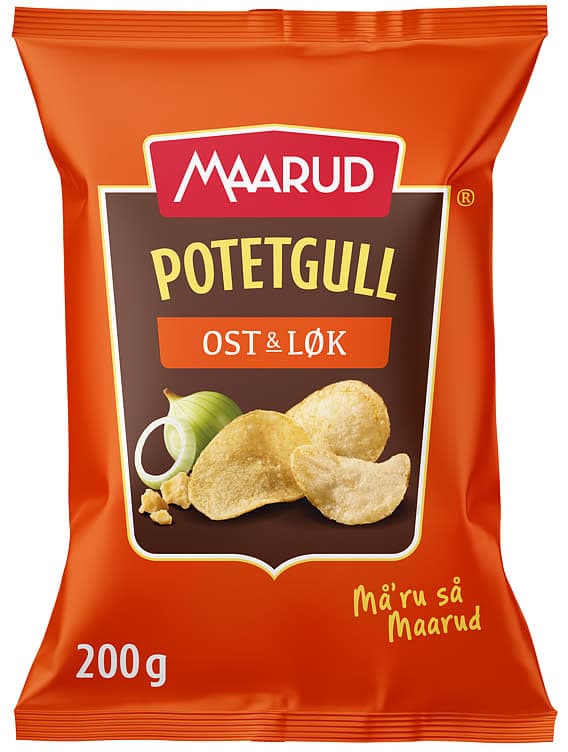 Potetgull Ost&Løk 200g Maarud