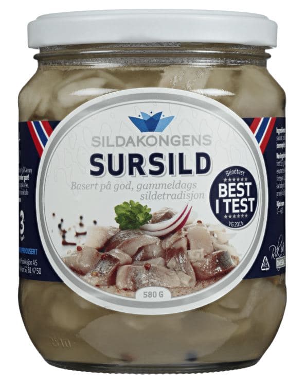 Sursild 580g Sildakongen