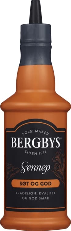 Sennep Søt 510g Bergbys