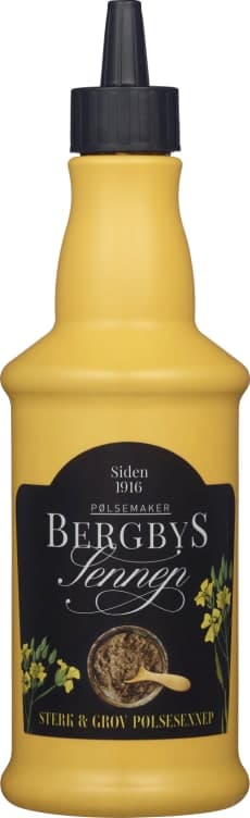 Sennep Sterk 465g Bergbys