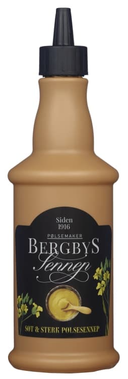 Sennep Søt&Sterk 460g Bergbys