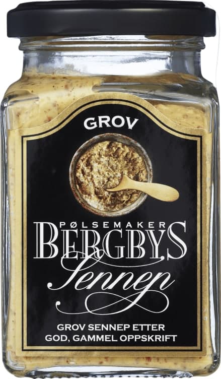 Sennep Grov 230g Bergbys