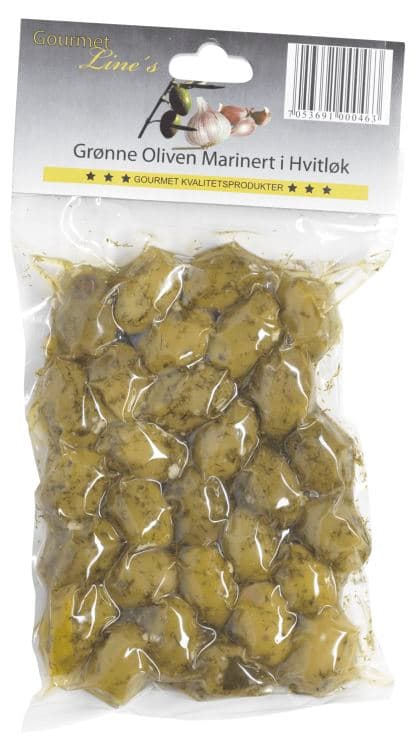 Oliven Grønn m/Sitron 250g Gourmet Line