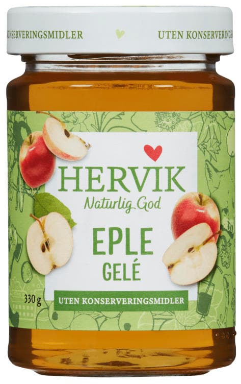 Eplegele 330g Hervik