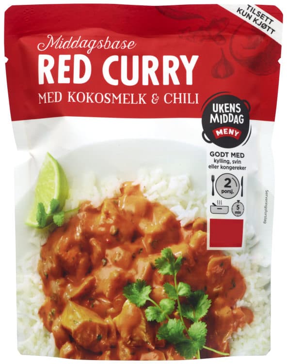 Red Curry Base 500g Meny