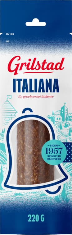 Italiana hel 220g Grilstad