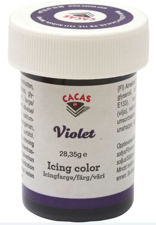 Icingfarge Lilla 28g Cacas