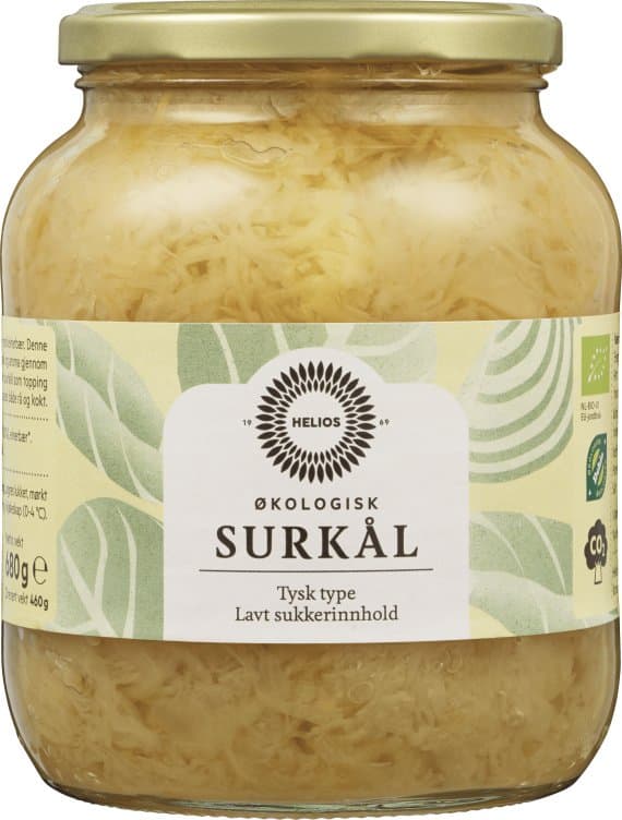 Surkål Økologisk 680g Helios